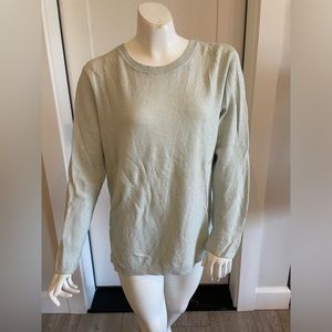 Ted Baker pale blue sparkle tulip back sweater size 4